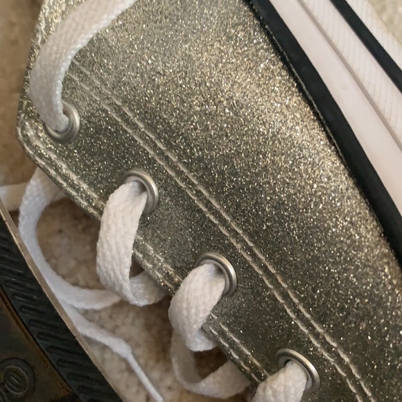 Converse girls silver size 3 - Picture 9 of 11